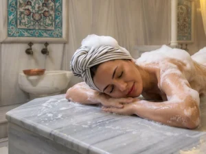 Traditional Turkish Bath (Peeling,  Washcloth and Foam Massage)